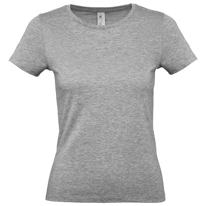 Majica kratki rukavi B&C #E150/women svijetlo siva L Cijena