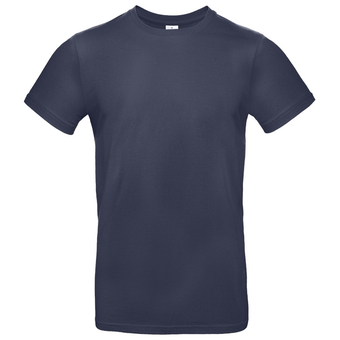 Majica kratki rukavi B&C #E190 tamno plava S Cijena