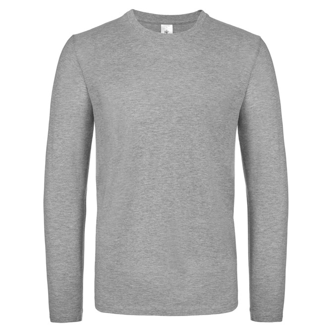 Majica dugi rukavi B&C #E150 LSL svijetlosiva 3XL Cijena