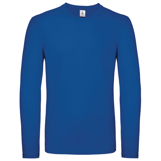 Majica dugi rukavi B&C #E150 LSL zagrebačko plava L Cijena