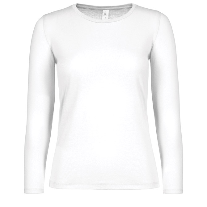 Majica dugi rukavi B&C #E150/women LSL bijela 2XL Cijena