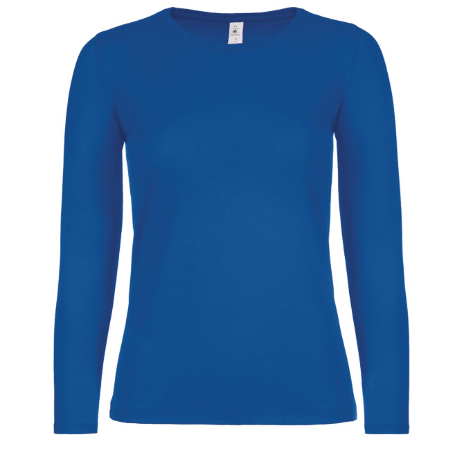Majica dugi rukavi B&C #E150/women LSL zagrebačko plava M Cijena