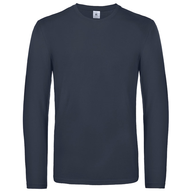 Majica dugi rukavi B&C #E190 LSL tamno plava XL Cijena